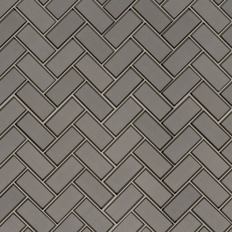 Champagne Bevel Herringbone 8mm