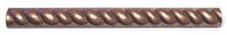 Copper Metal 0.5x6 Half Round Rope Listello
